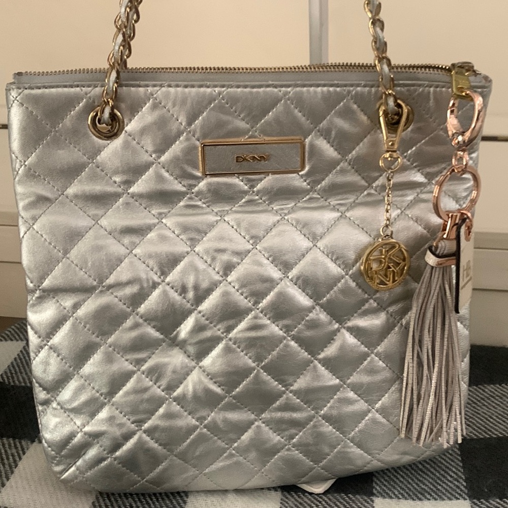 DKNY Quilted Shoulder Bag